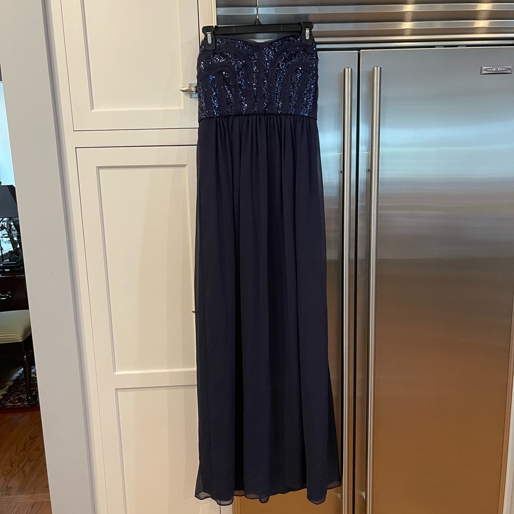 maxandoleo Navy Long Gown/Dress Size 6